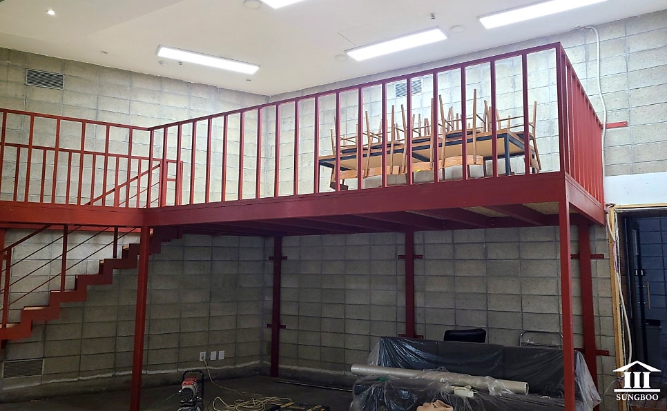 강남 신사동 스튜디오 복층 공사